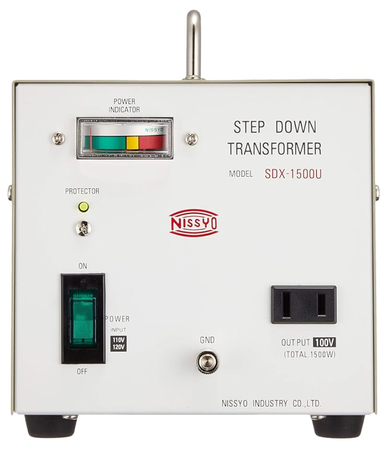 Nissyo SDX-1500U 110/120V to 100V 1500W Step Down Voltage