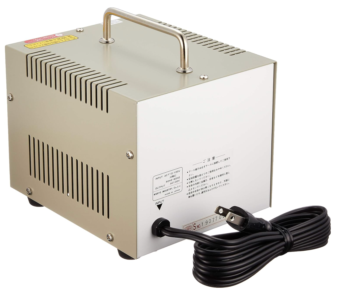 Nissyo SDX-1500U 110/120V to 100V 1500W Step Down Voltage