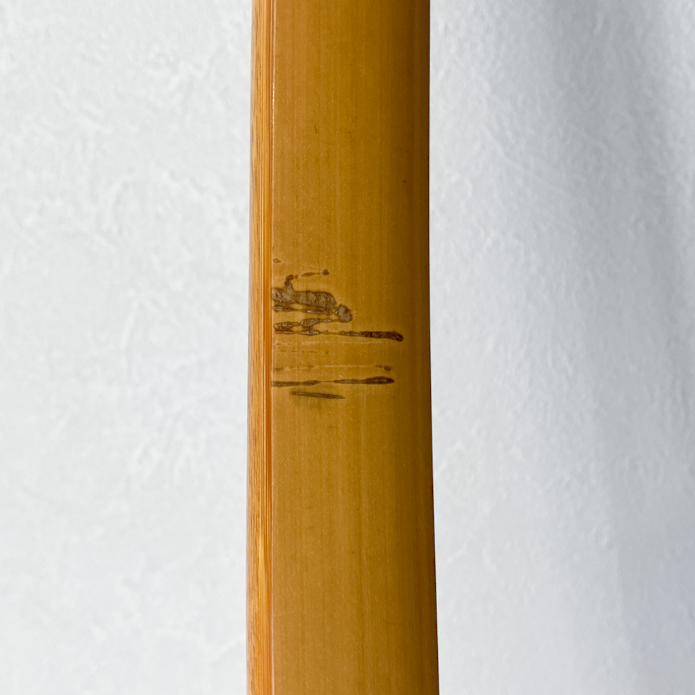 時代 斑紋竹 高級材料 香筒 全長40㎝ EM19-12 時代 斑紋竹 高級材料 香