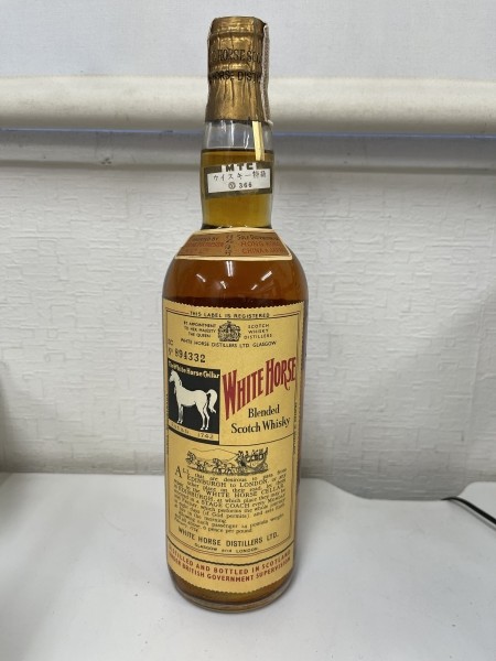 ホワイトホース コルク 旧ラベル 旧ボトル 」をお買取りさせて頂きまし