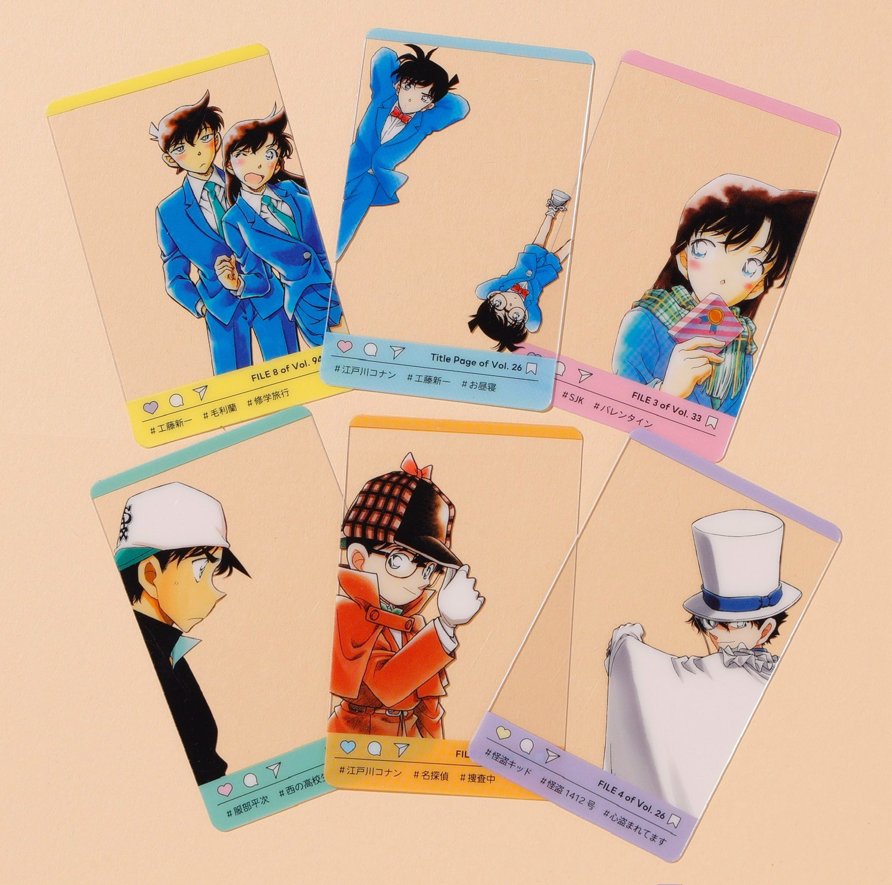 受注生産品 SNS風おでかけクリアカード 全3種 藍月なくる 藍月なくる