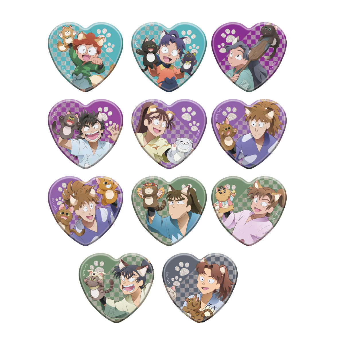 忍たま乱太郎 善法寺伊作 ナンジャタウン ハート缶バッジ 善法寺伊作