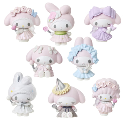 マイメロディ バースデー ぬい ぐるみ花星虹蝶 アニバーサリー 8点セット