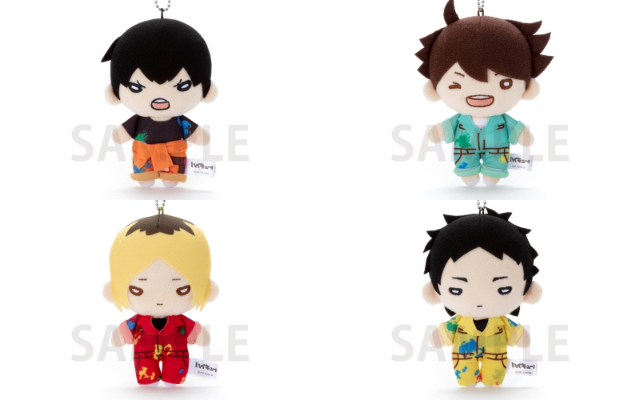 ハイキュー おまんじゅう のるキャラ ぬいぐるみ 月島 黒尾 ハイキュー