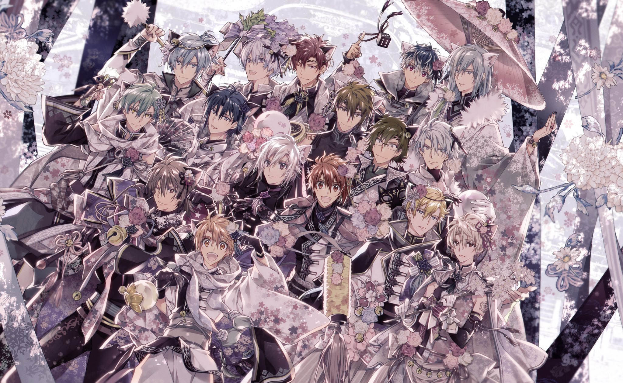 アイナナ」種村有菜先生による6周年記念絵は和服＆猫耳！新旧Re:vale