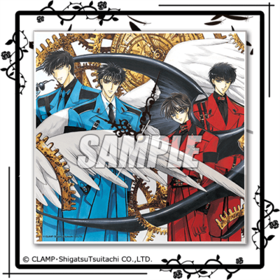 CLAMP X トレカ スペシャルゴールドカードno.1 神威＆封真 90 CLAMP X