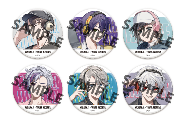 にじさんじ×タワレコ」葛葉さん・不破湊さんらとコラボ！グッズ&カフェ