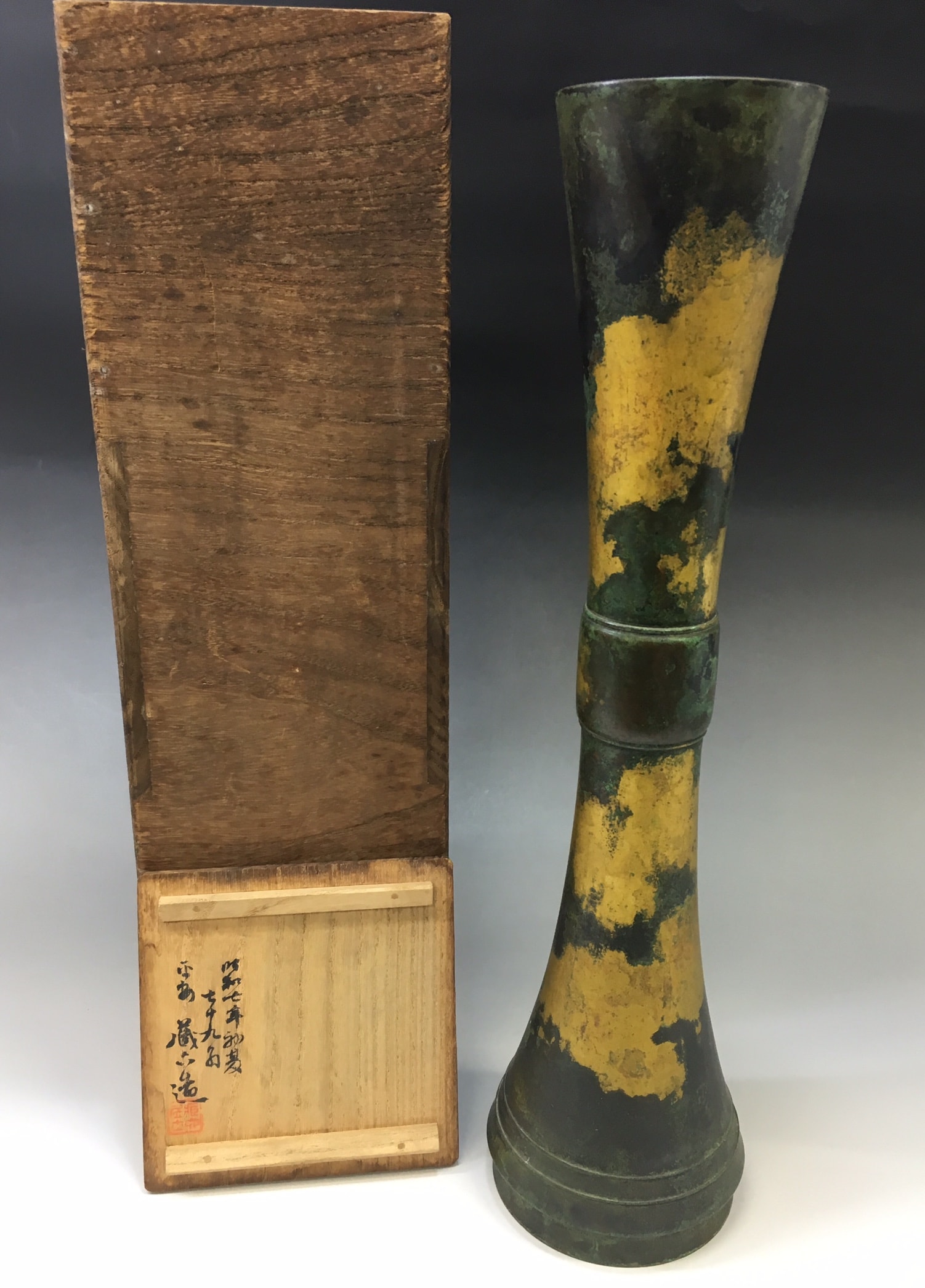 骨董品 、古美術特大古銅鳳凰花瓶 【公式通販】