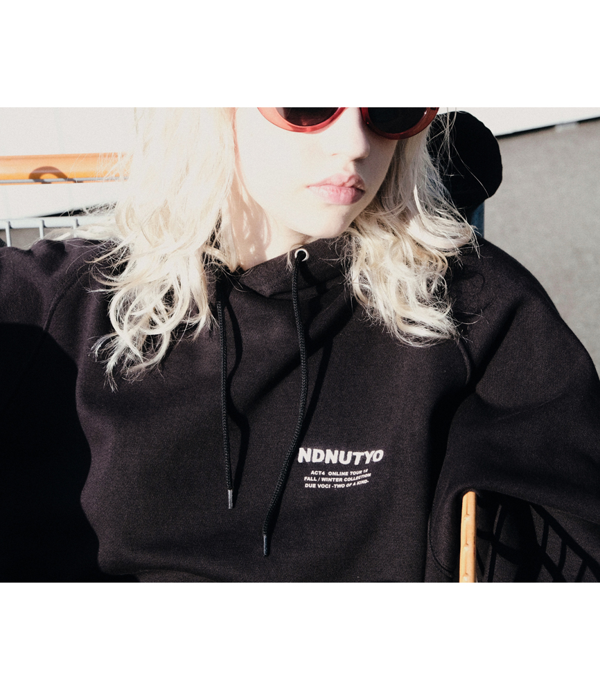 BRIDGE PASSAGE BIG HOODIE / BLK | NIL DUE / NIL UN TOKYO