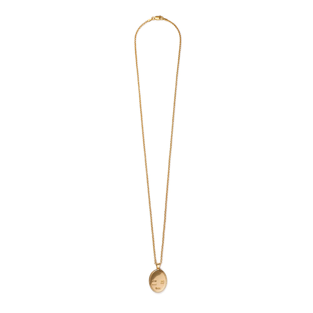 NIL DUE / NIL UN CARVED SEAL NECKLACE