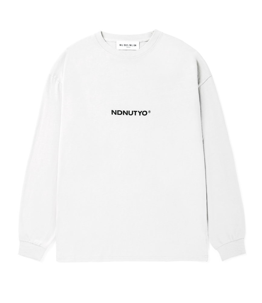 TAG LONG SLEEVE TEE / WHITE | NIL DUE / NIL UN TOKYO