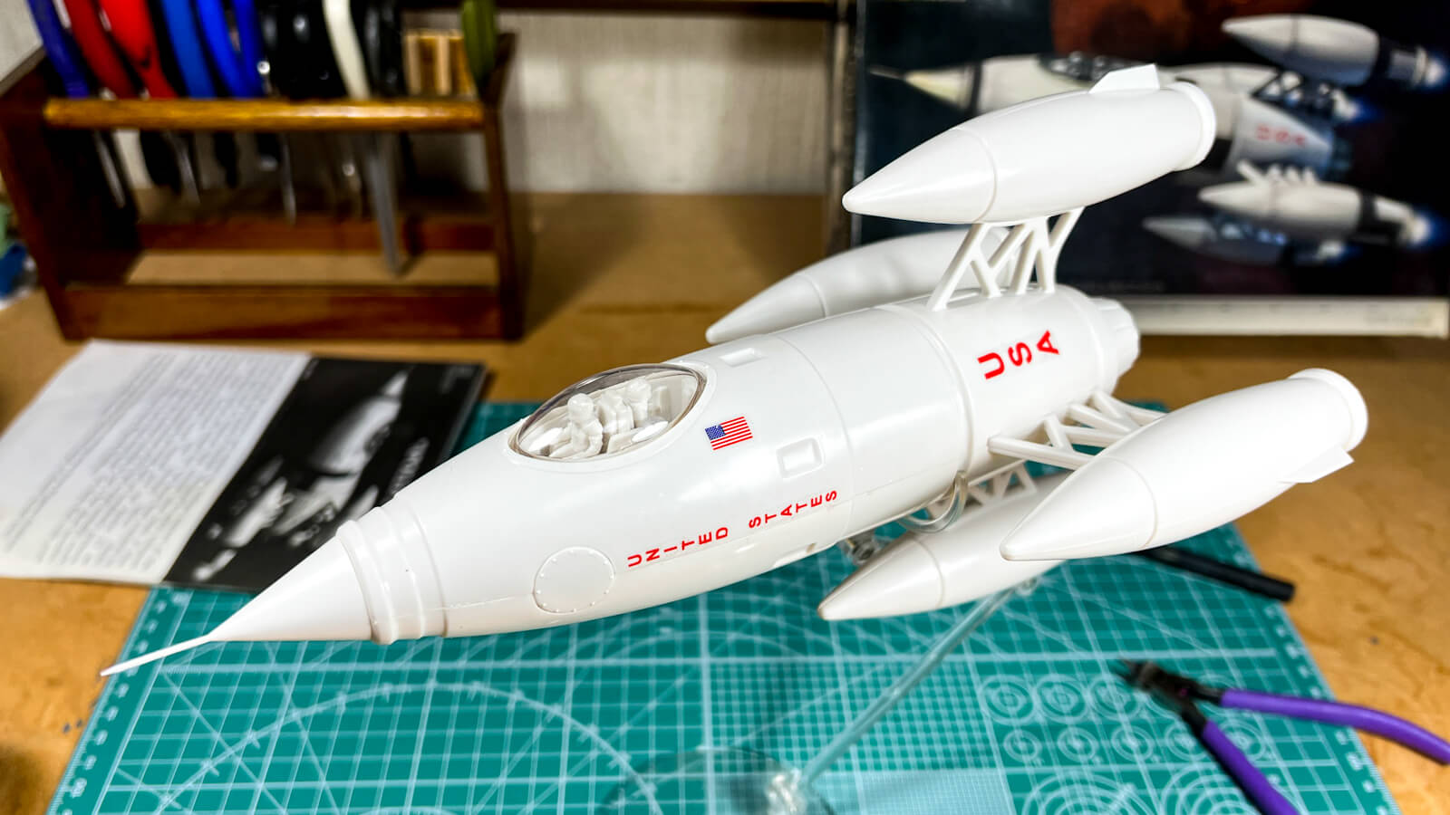 月世界旅行の続きを夢見たプラモデル／ペガサスモデルのアポロ27号