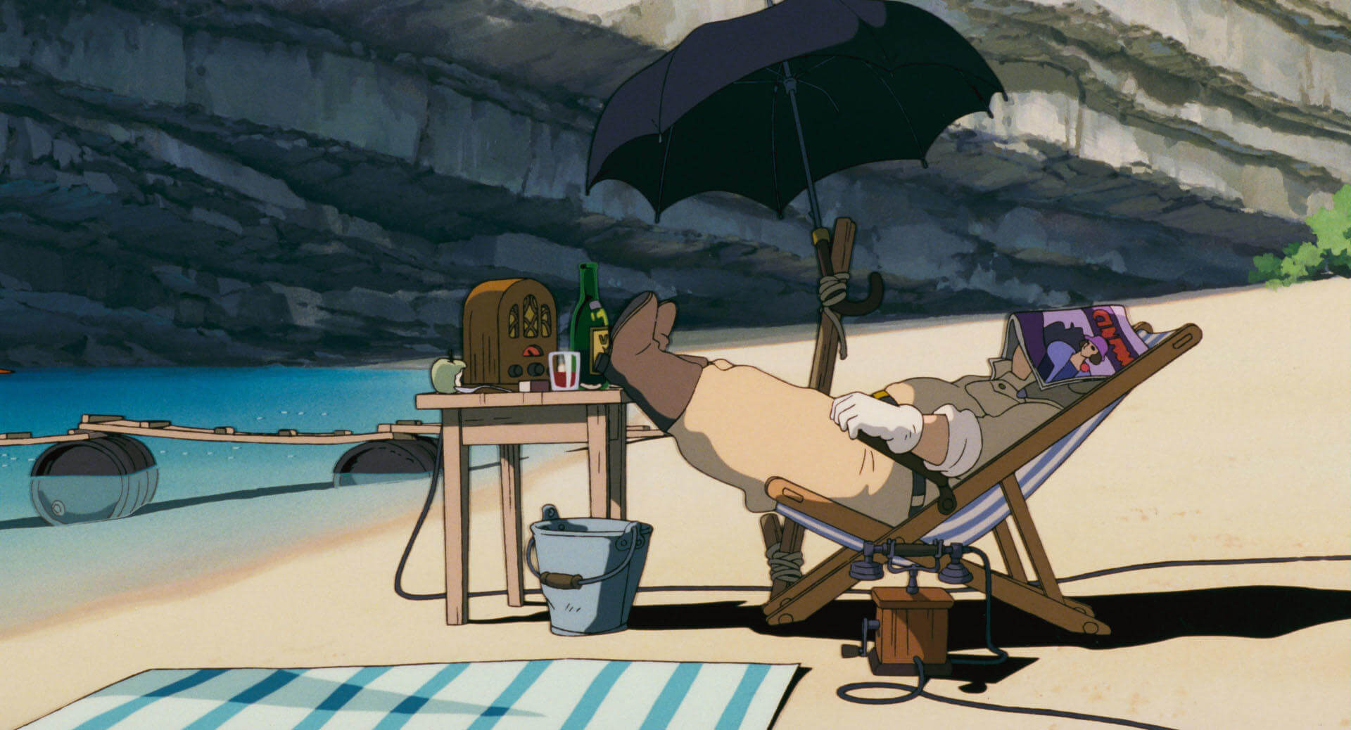 紅の豚 ジオラマ ポルコのアジト 紅の豚 ライトアップサウンドジオラマ