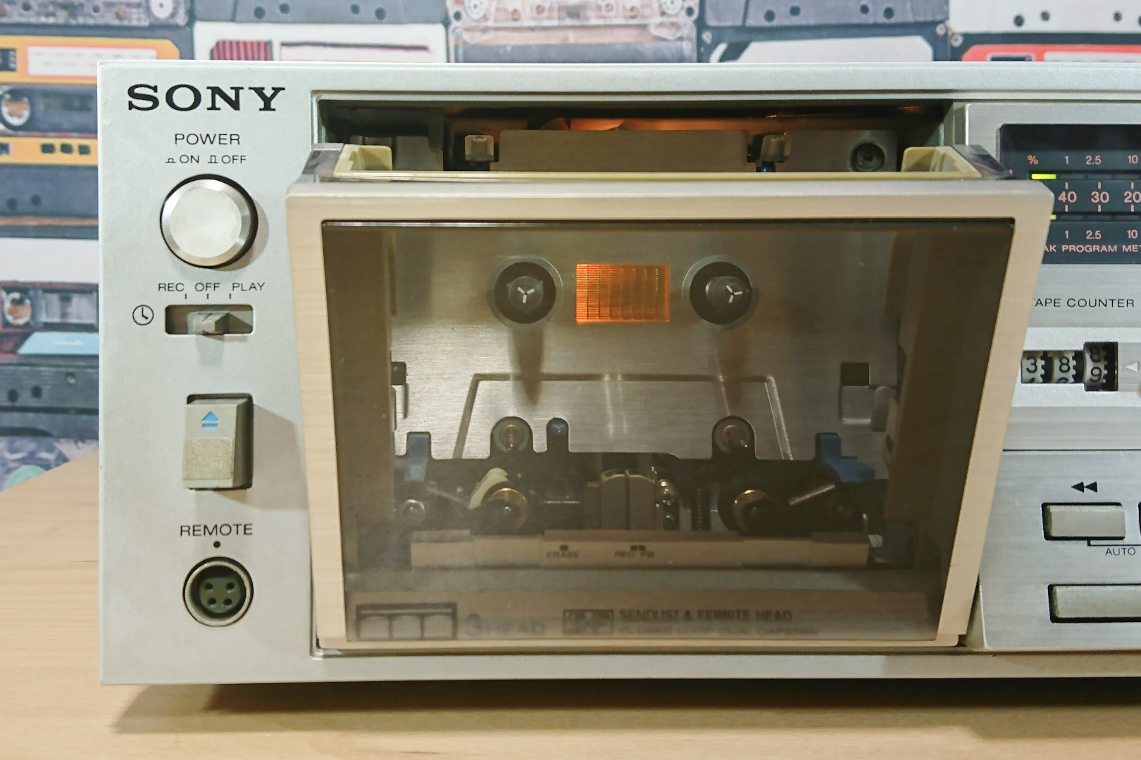 SONY TC-K75 外観・内部の様子を実機の画像で紹介 | スーパーカセッ