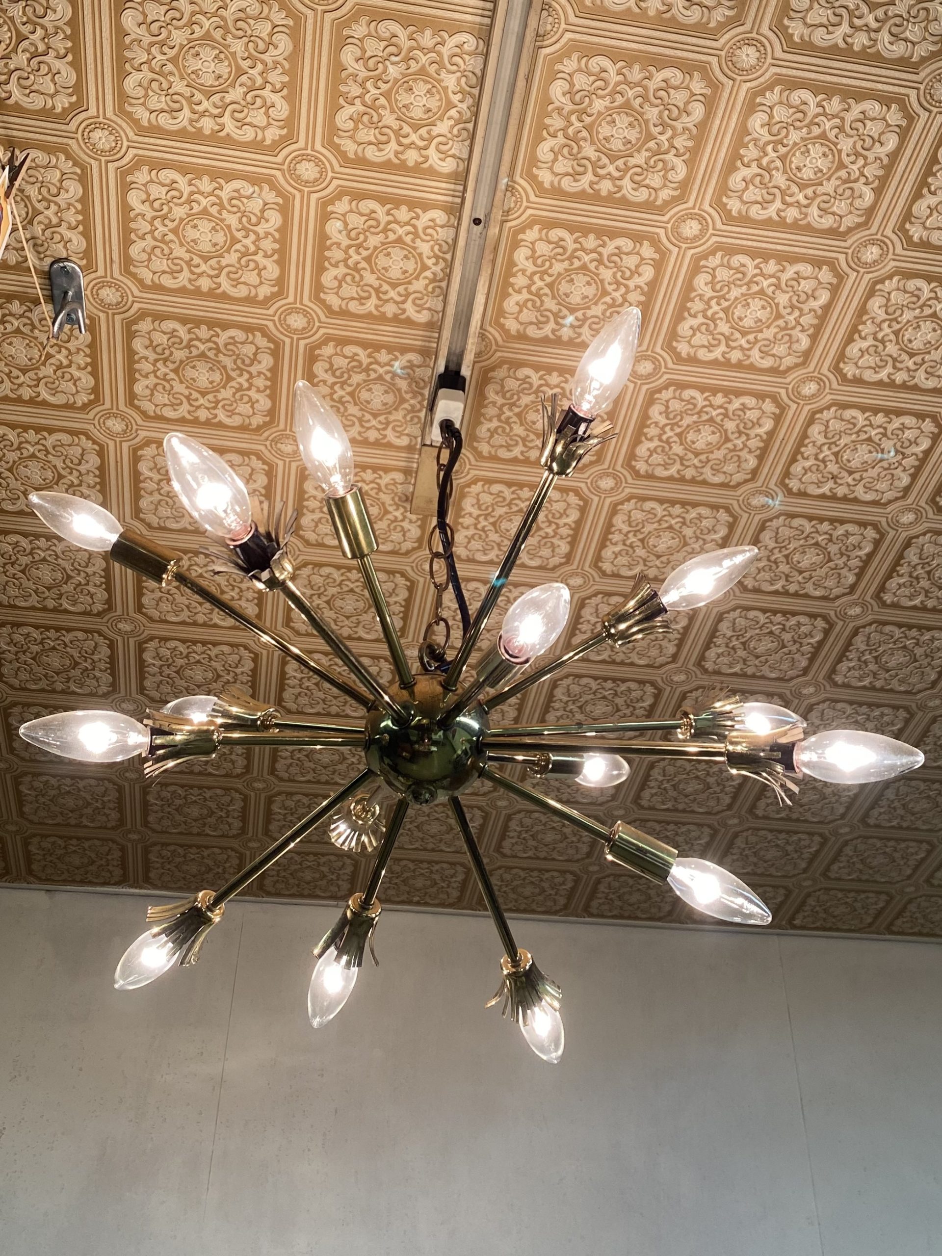 1950s 16灯 スプートニク ランプ | 京都アンティーク・ビンテージ家具