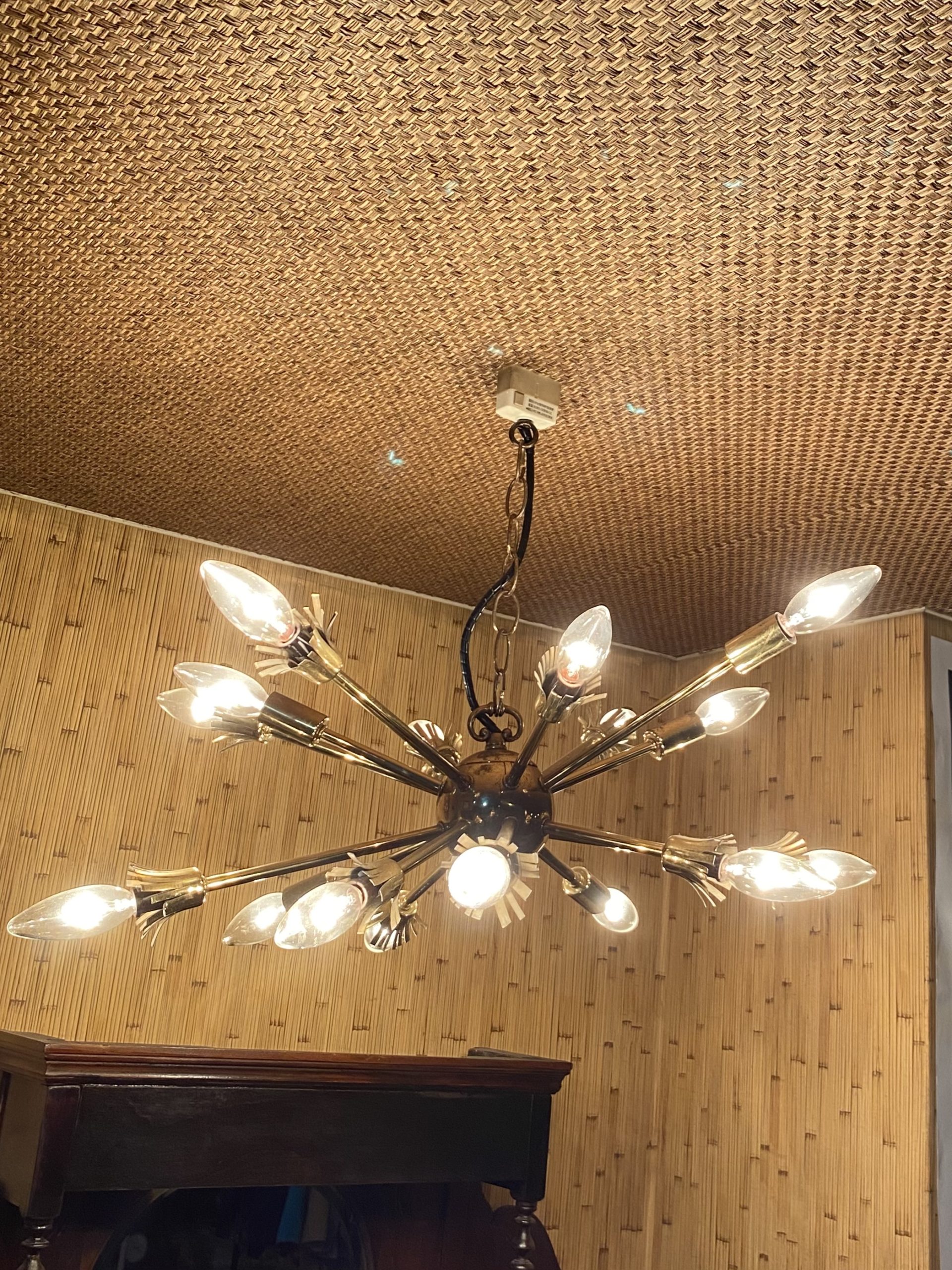 1950s 16灯 スプートニク ランプ | 京都アンティーク・ビンテージ家具