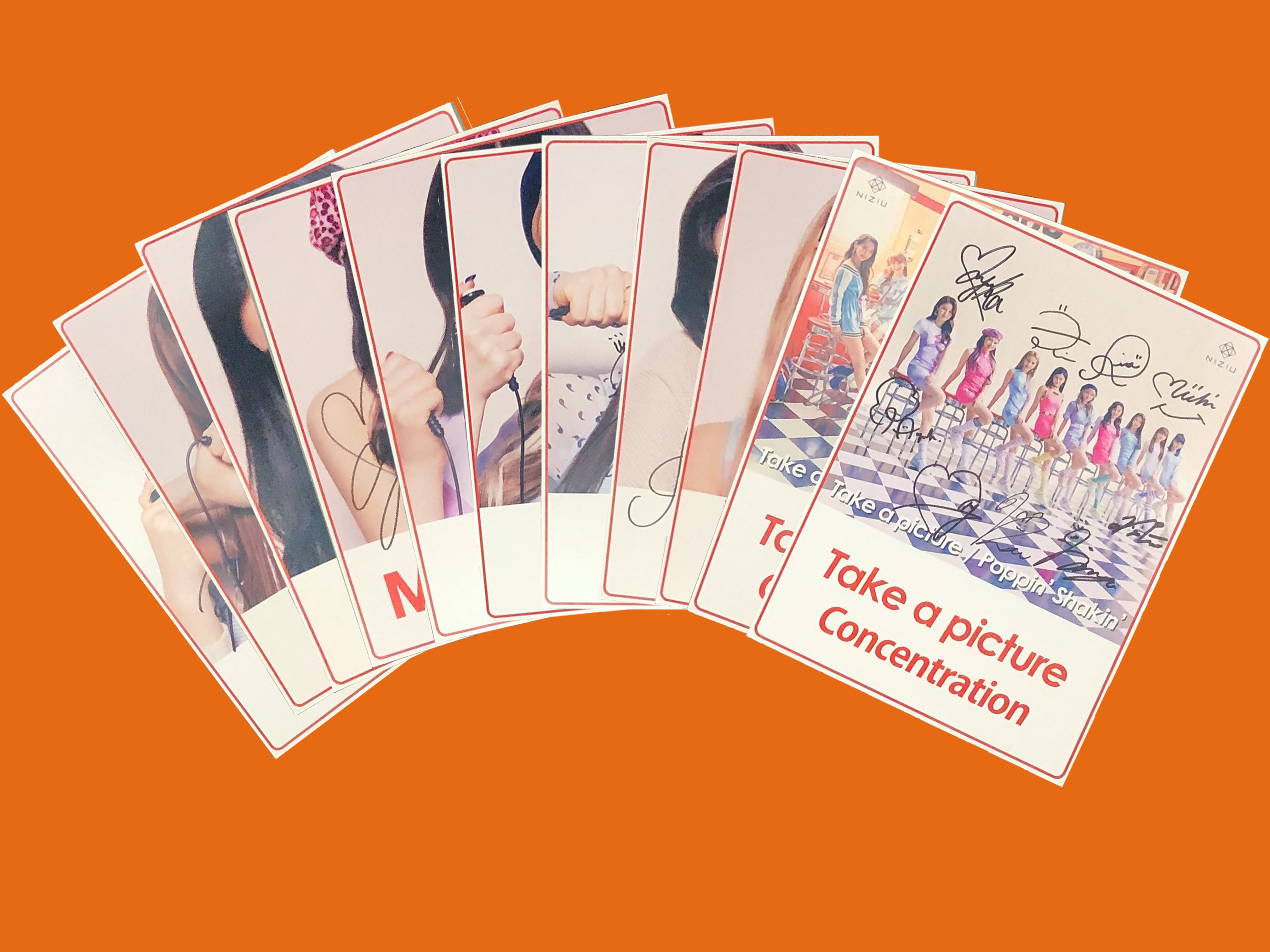 NiziU コラボ 全員直筆サイン NiziU コラボ全員直筆サイン