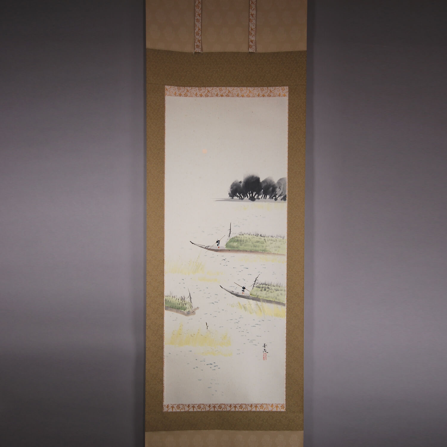 掛軸 馬場汀舟作 「漢詩 掛け軸」897 掛軸 馬場汀舟作 「漢詩 掛け軸