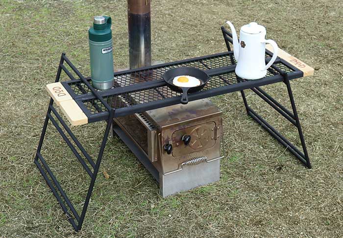 DOD(ディーオーディー)テキーラキッチンレッグ｜棚の組み方は自由自在