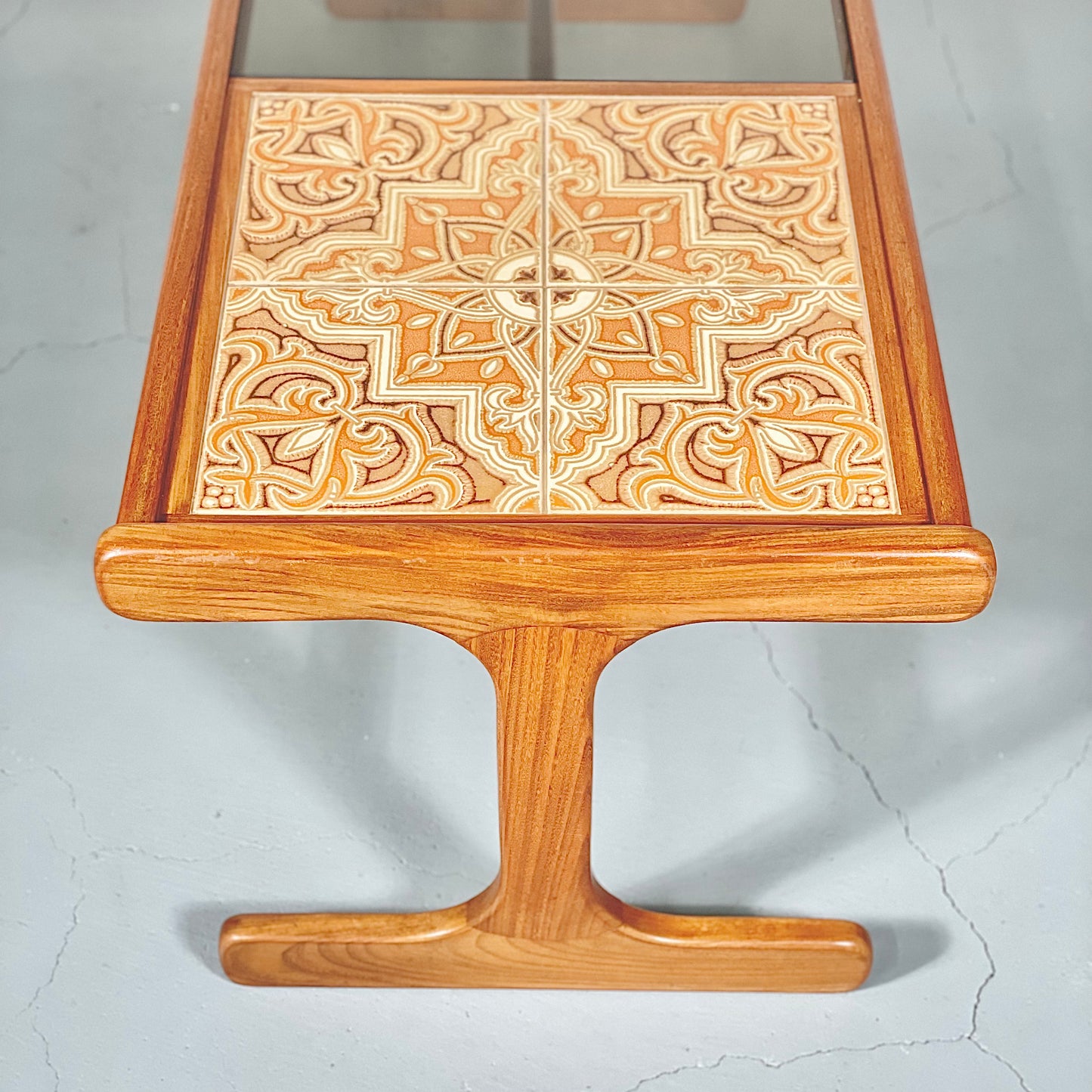 G-PLAN(ジープラン) / TILE & GLASS TOP COFFEE TABLE タイル ガラス