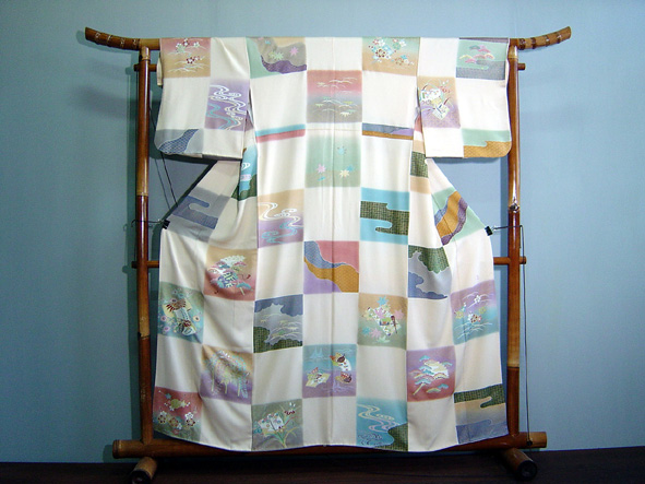 竹製-衣桁（いこう）