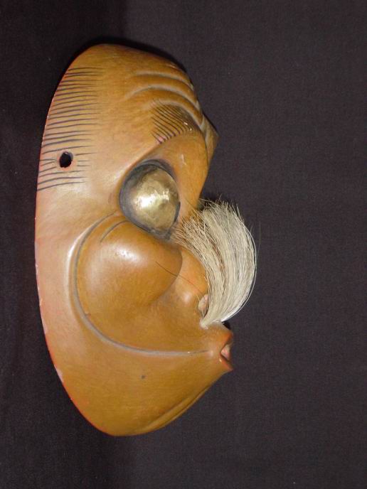 狂言面 空吹(うそぶき）