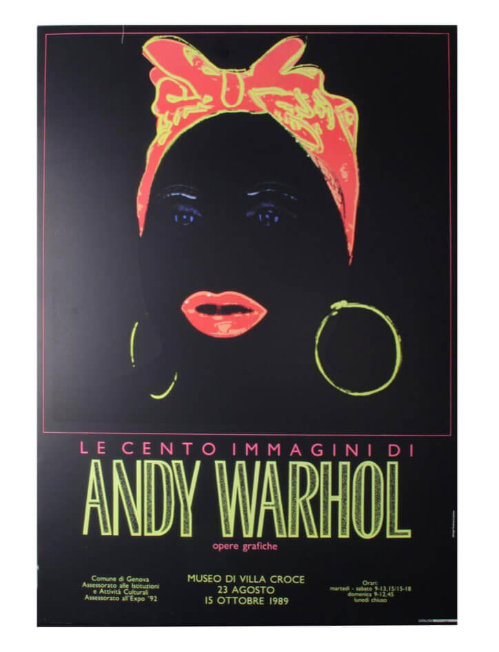 アンディ・ウォーホルのオリジナルポスター展を開催します！（終了しま