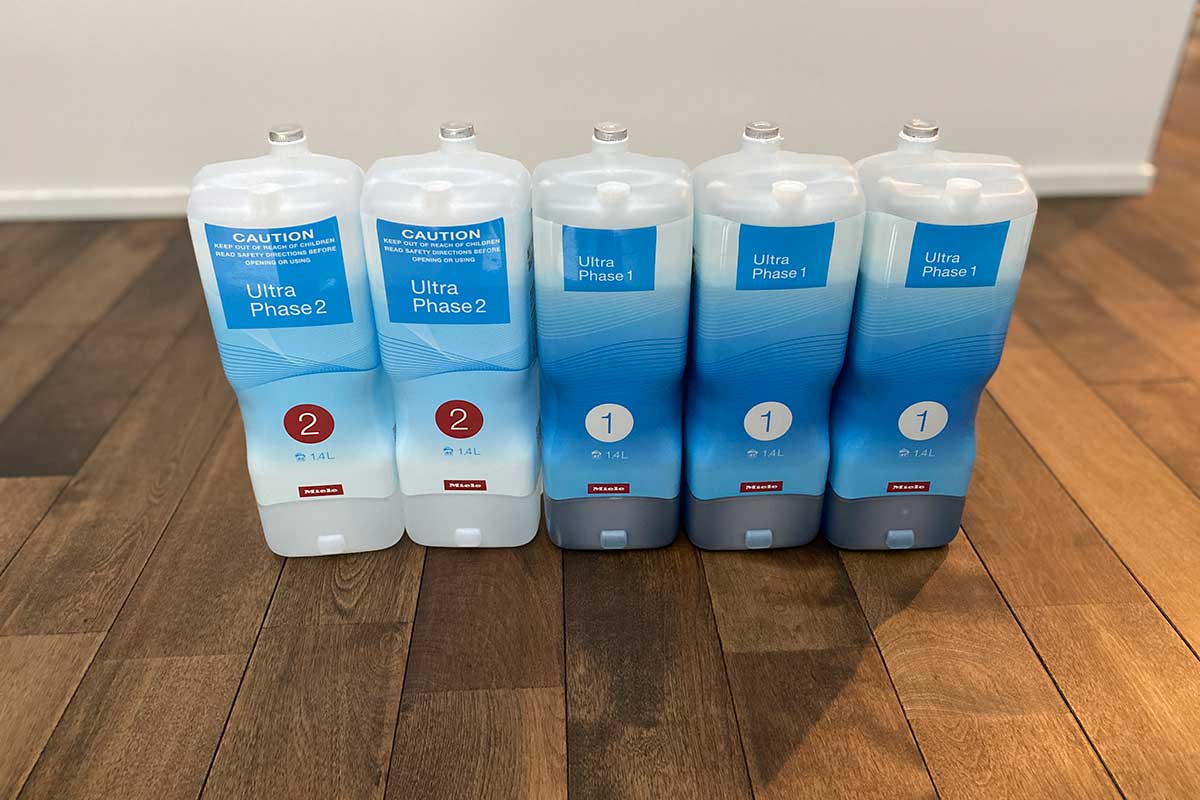 ミーレの洗濯機W1】洗濯洗剤を純正から市販品に変えてみた