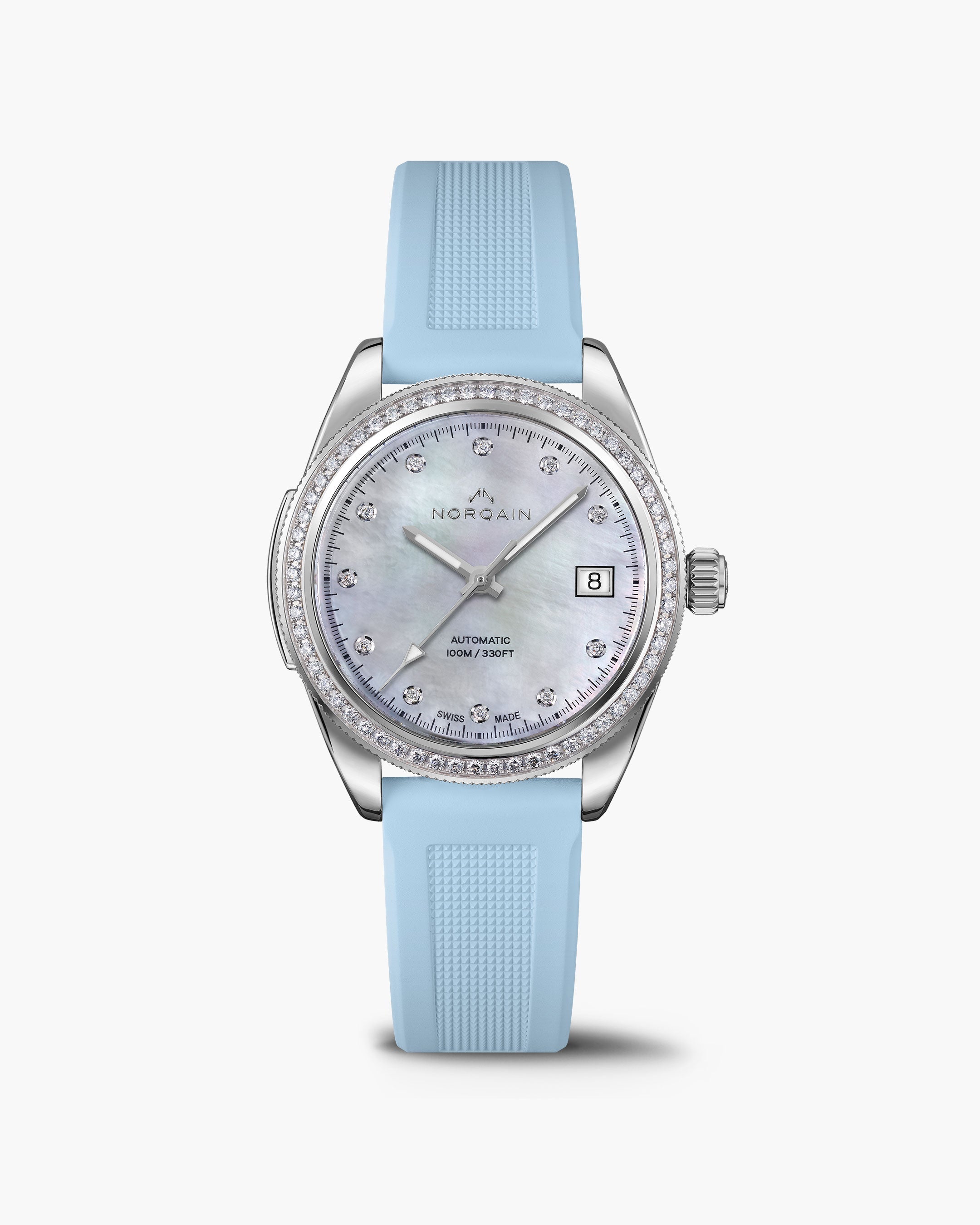 Adventure Sport 37mm MOP Diamond Bezel | NORQAIN Swiss Made