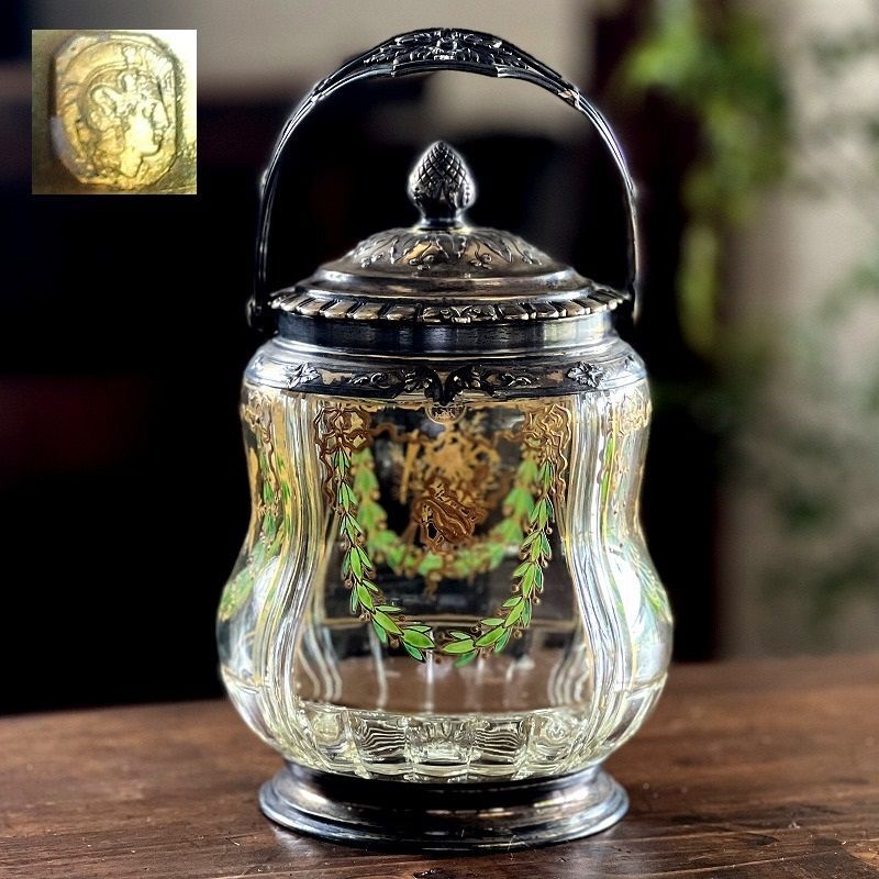 バカラ アルマニャック ダイヤカット デキャンタ 仏ヴィンテージ 刻印