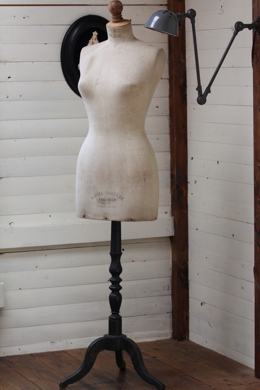 ストックマン フランス マネキン ヘッドトルソー アンティーク