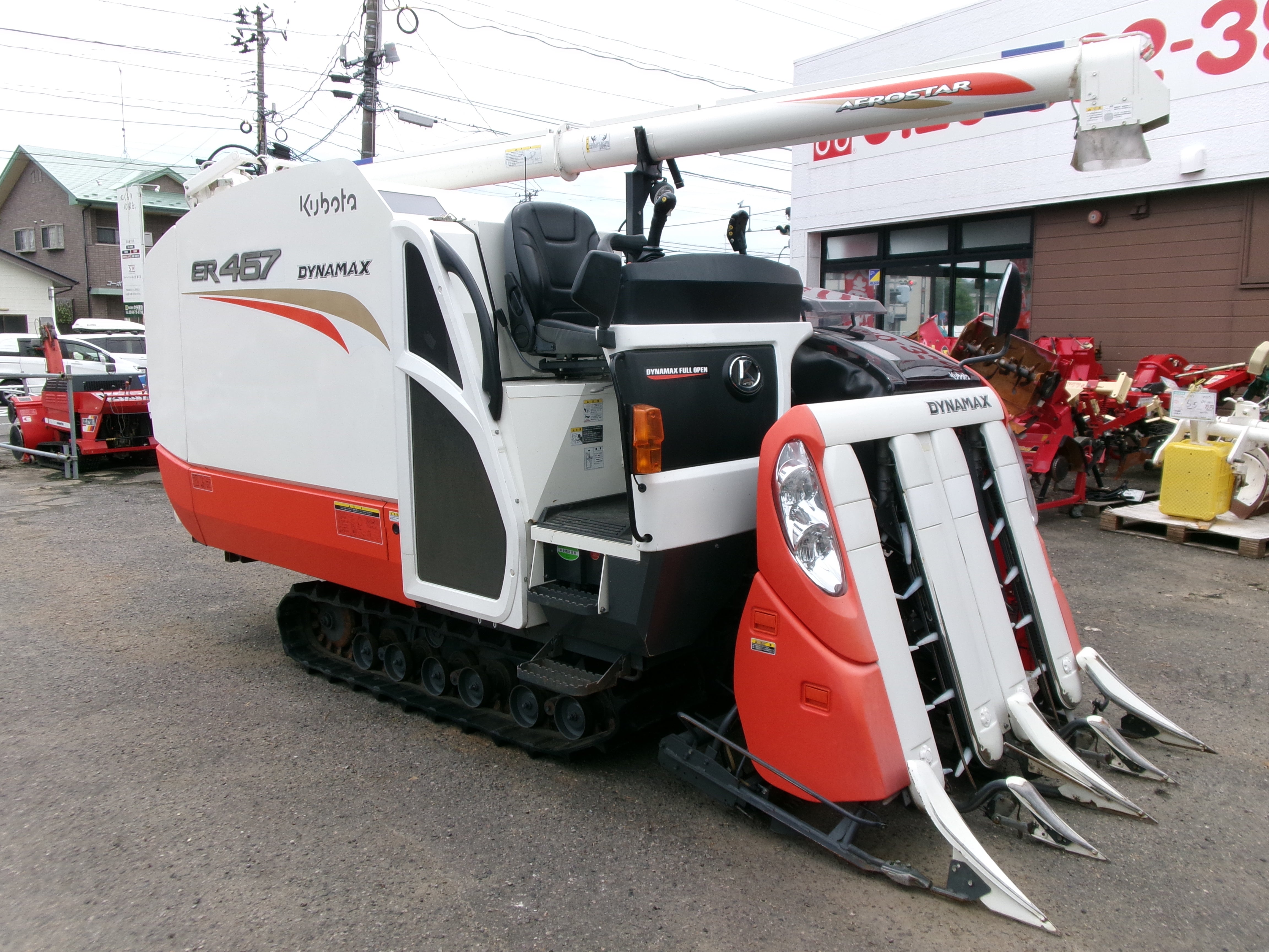 クボタ 中古 コンバイン 4条 67馬力 4PC 494時間 ER467 SD4MW – 農キング