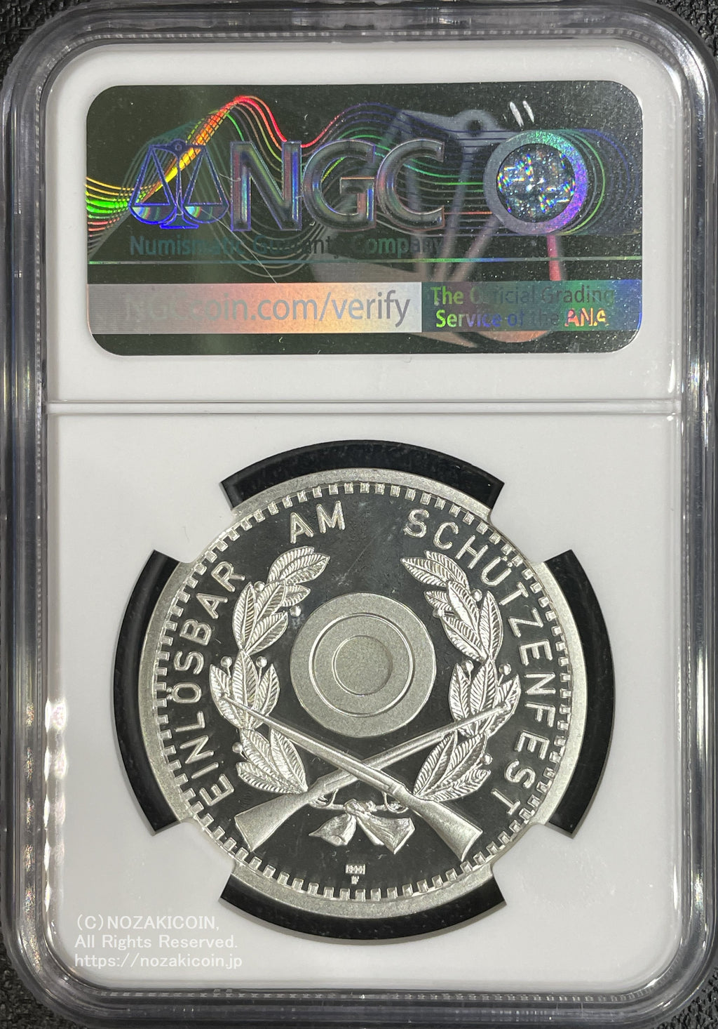 スイス 射撃祭 50フラン銀貨 1990 Winterthur NGC PF69 ULTRA CAMEO