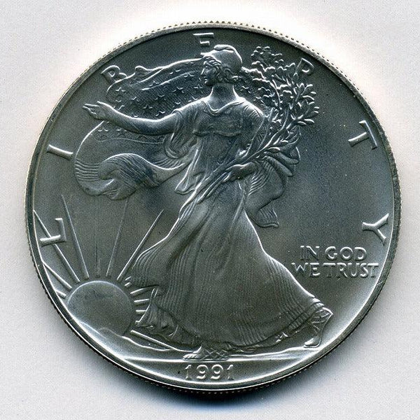 アメリカ 1ドル銀貨 イーグル 1991年 – 野崎コイン