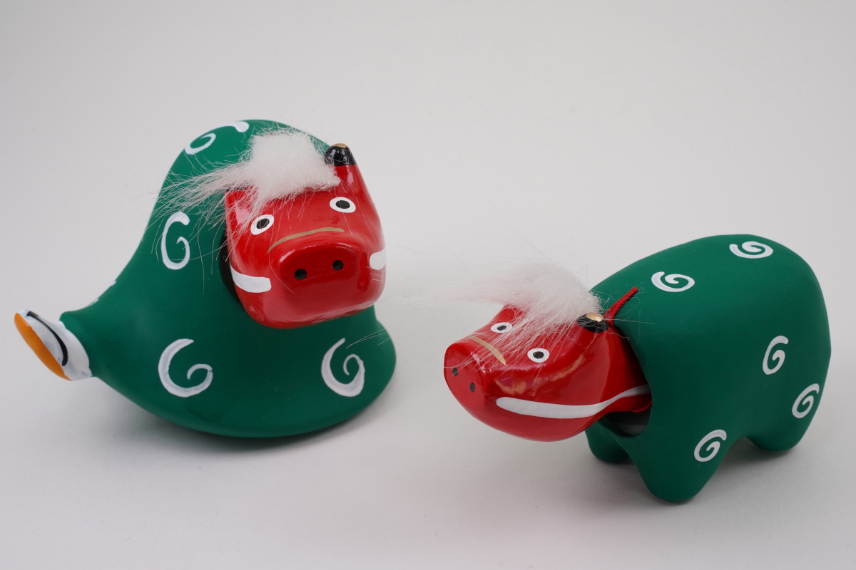 野沢民芸オンラインショップ / カラフルべこ 1号 ※送料無料対象外