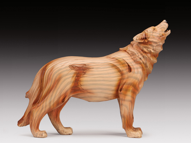 PDJ737 – WOLF WOOD-LIKE CARVING – New Marco Polo