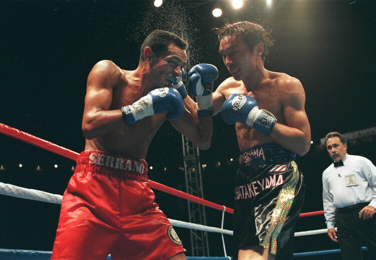 畑山隆則vsヒルベルトセラノ 世界ライト級タイトル戦ポスター