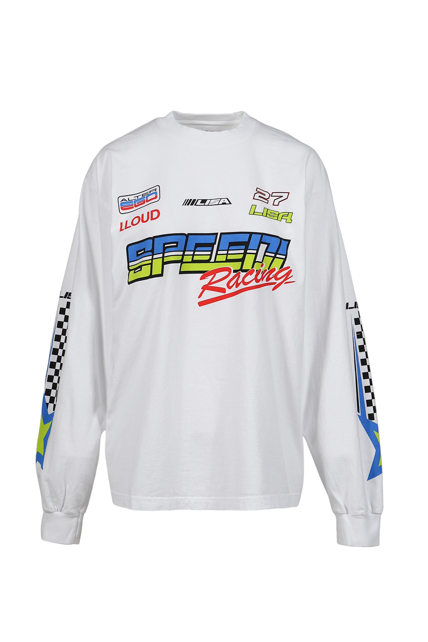 LISA ALTER EGO MERCHANDISE SPEEDI LONGSLEEVE / WHT - NUBIAN