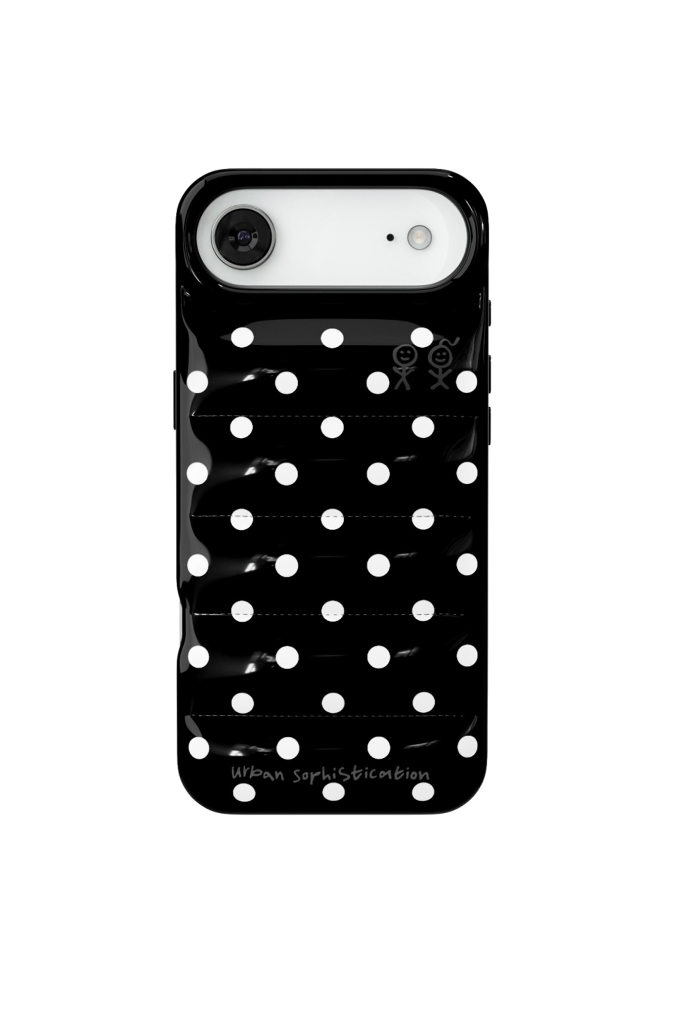 Urban Sophistication iPhone Case THE PUFFER CASE / POLKA DOTS - NUBIAN