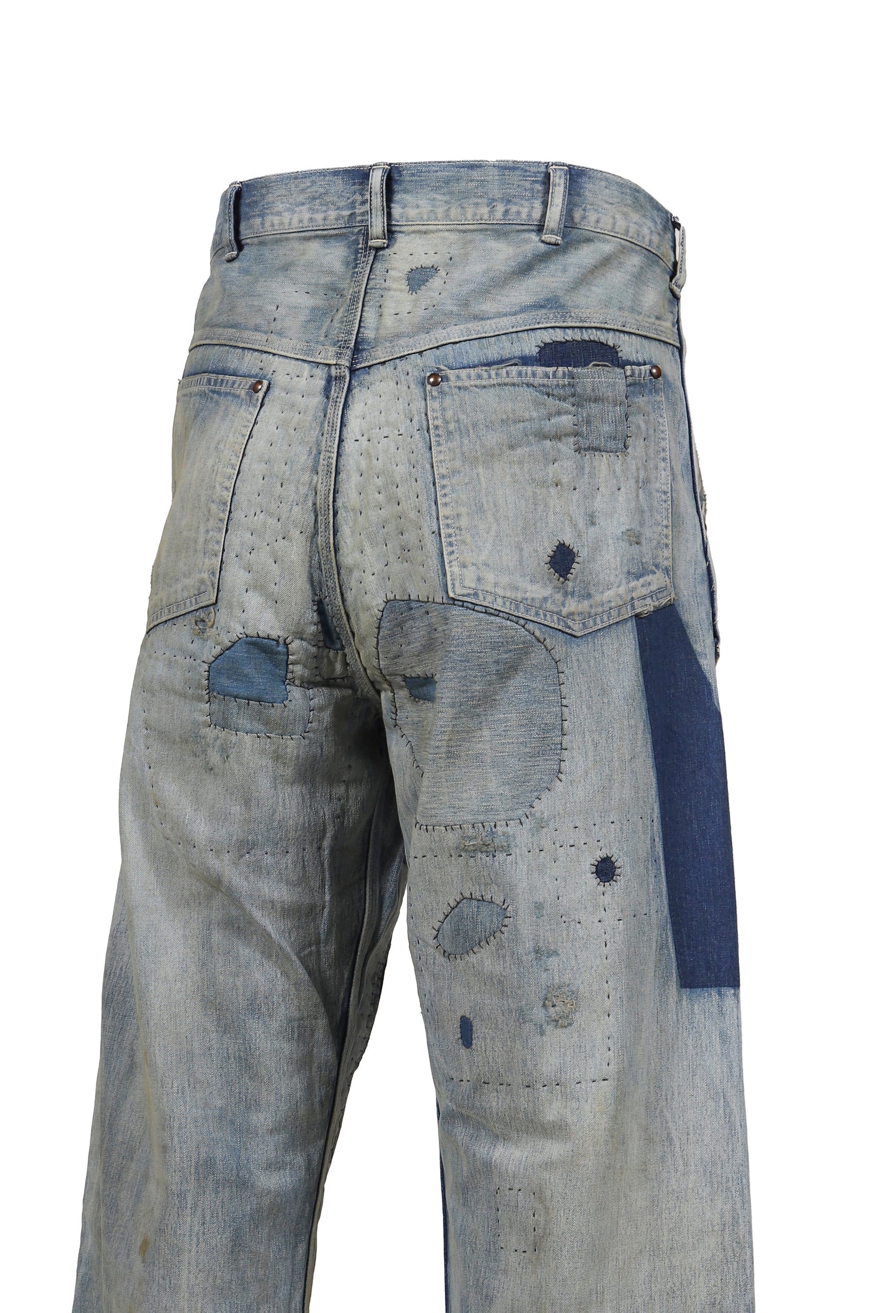 SAINT Mxxxxxx セントマイケル FW25 PAINTER PANTS/DAMAGE / BLU