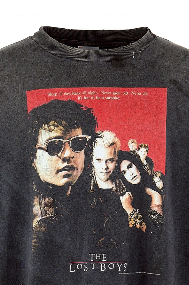 SAINT Mxxxxxx × The Lost Boys SS25 LB_SS TEE /LOSTBOYS / BLK - NUBIAN