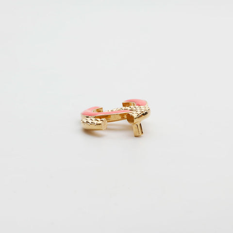 シャネル CHANEL 2022年 ピンクココマーク ブローチ ゴールド WS14940