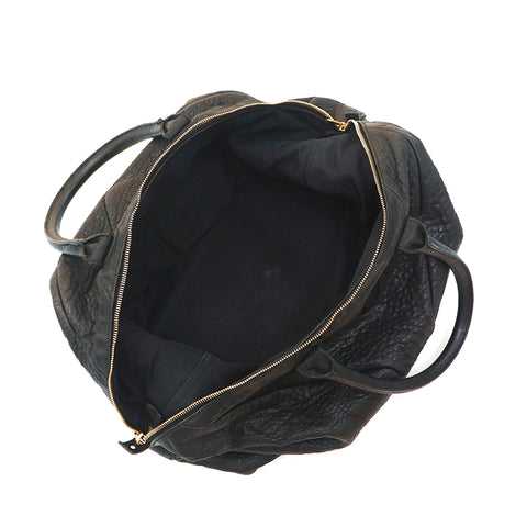 サンローラン イージー ボストン YSL ブラックレザー