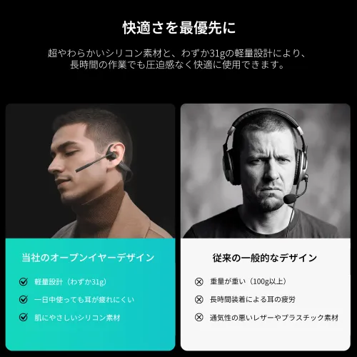 Nuroum OpenEar Pro 2｜ビジネスに最適なオープンイヤーワイヤレス