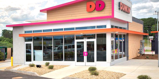 ダンキンドーナツ Dunkin' Donuts 巨大看板 サイン ダンキンドーナツ