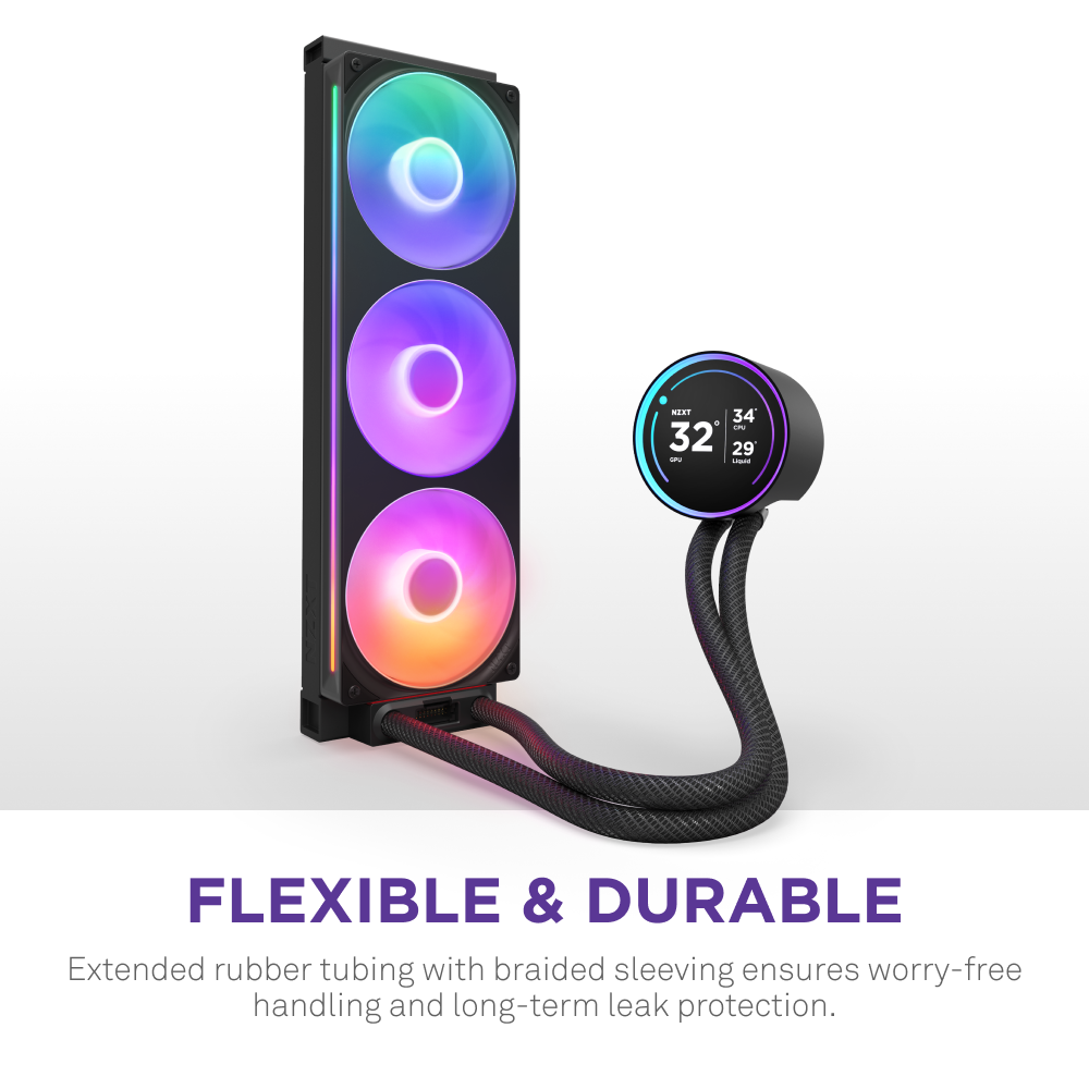 NZXT | Kraken Elite 360 RGB | 360mm AIO w/ IPS LCD & RGB