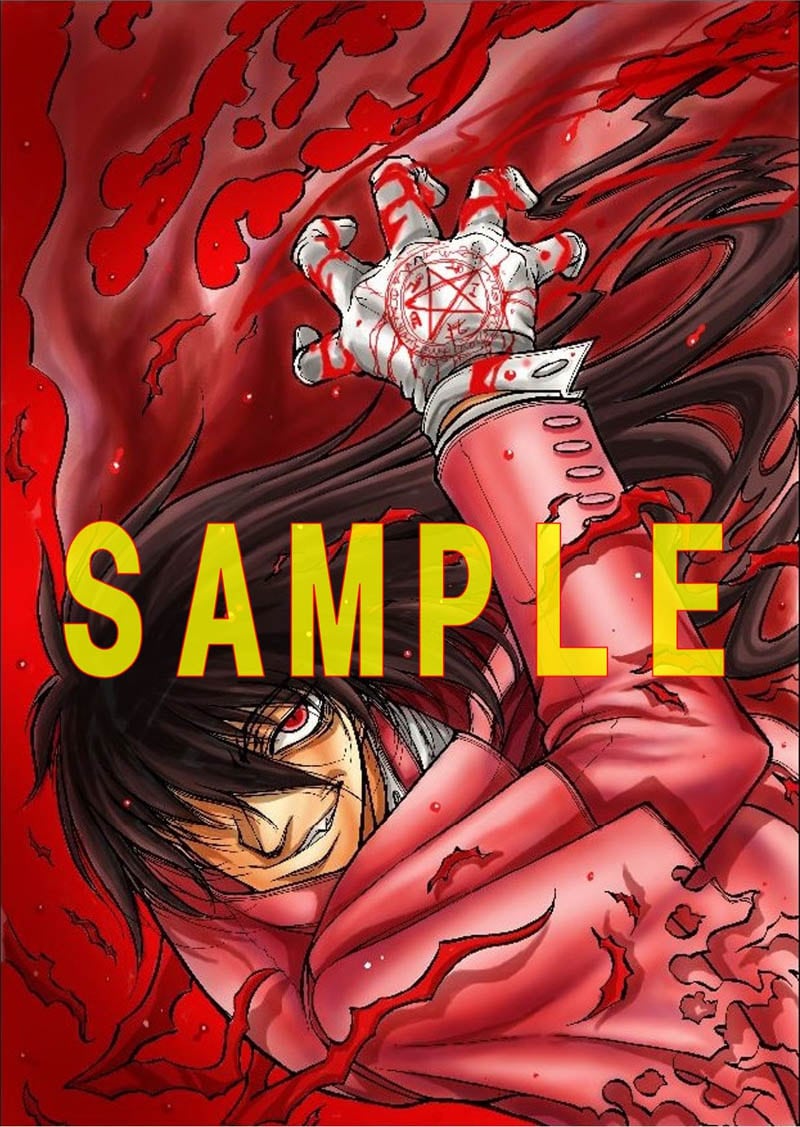 平野耕太 原画展 限定 B4 キャラファイングラフ HELLSING ヘルシング
