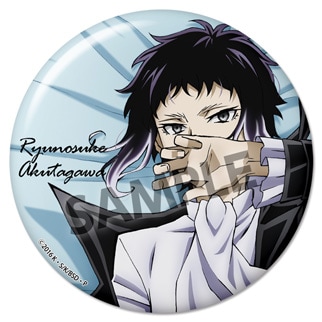 文豪ストレイドッグス 芥川龍之介 和紙 缶バッチ 文豪ストレイドッグス