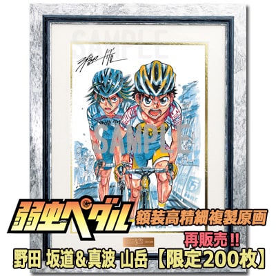 弱虫ペダル 小野田坂道真波山岳 複製原画