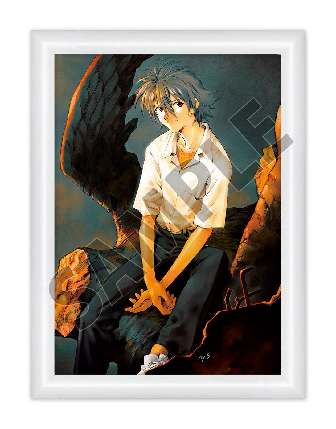 エヴァンゲリヲン 複製原画 渚カヲル Amazon.co.jp: エヴァ 複製原画